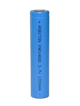 Аккумулятор ROBITON 14650-1200 без защиты с плоским контактом PK1   Li-INR1200-14650