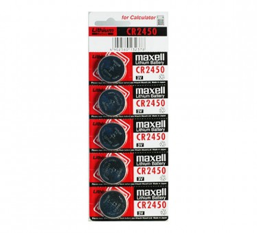 Батарейка MAXELL CR2450 BL5 Lithium 3V 