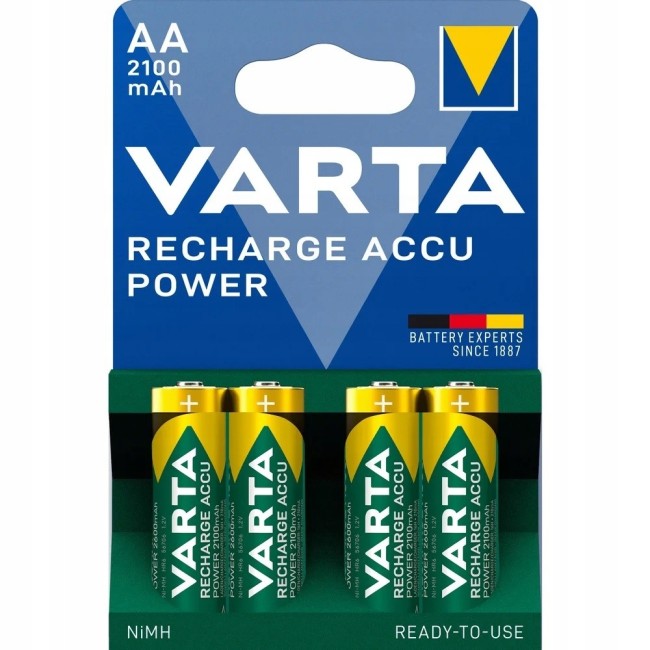 Аккумулятор VARTA LONGLIFE Ready 2 Use AA 2100mAh 56706 BL4