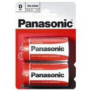 Батарейка Panasonic Zinc Carbon R20RZ/2BP R20 BL2