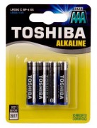 Батарейка TOSHIBA Alkaline LR03GCNN BP-4 SS LR03 BL4