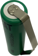 Аккумулятор H-AA2000 INDUSTRIAL с выводами под пайку  (NiMH 2000mAh 14.5*49.0mm)