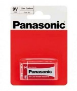 Батарейка Panasonic Zinc Carbon 6F22RZ/1BP R6F22RZ BL1