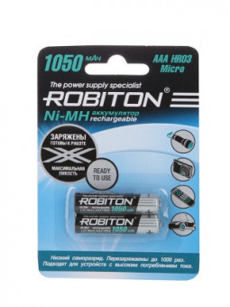 Аккумулятор ROBITON RTU1050MH-2, упаковка 2 шт.