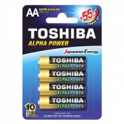 Батарейка TOSHIBA ALPHA POWER LR6GCH BP-4 SS LR6 BL4