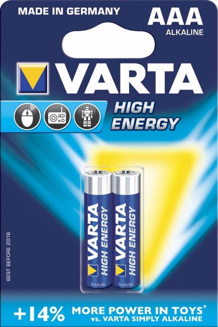 Батарейка VARTA HIGH ENERGY 4903 BL2
