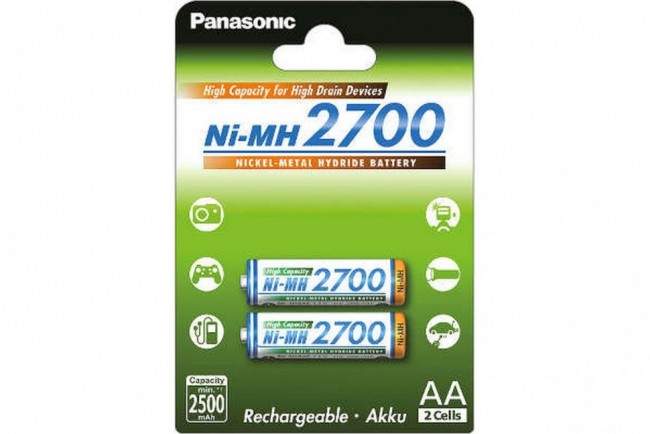 Аккумулятор Panasonic BK-3HGAE/2BE 2700mAh AA BL2