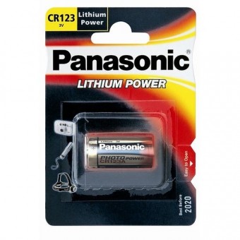 Батарейка Panasonic Lithium Power CR-123AL/1BP CR123A BL1