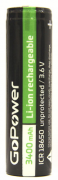 Аккумулятор Li-ion GoPower 18650 (Pan. NCR18650B) Shrink 1 3.6V 3400mAh без защиты