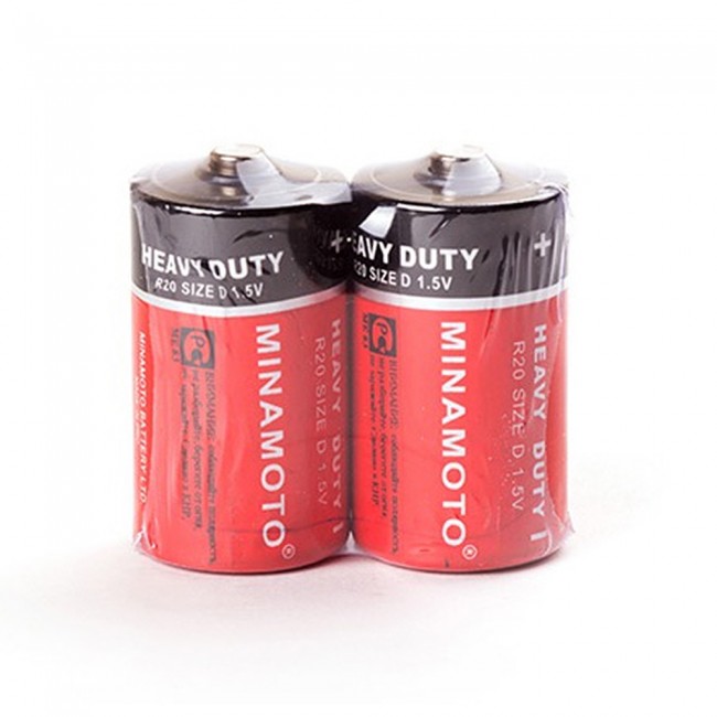 Батарейка MINAMOTO Heavy Duty R20 SR2, в упак 24 шт