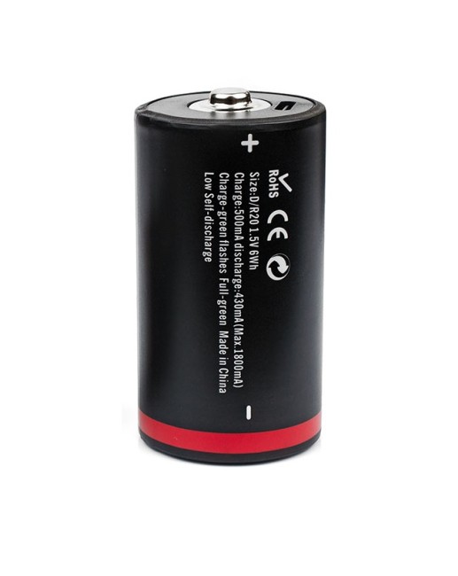 Аккумулятор SOSHINE Li-ion D 1.5V 6000mWh (4000мач) 