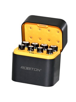Зарядное устройствоOBITON Li4/4BOX + 1,5В аккумуляторы 4*Li14500 (AA) 2200мАч/4*Li10440 (AAA) 736мАч 