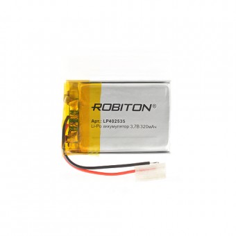 Аккумулятор ROBITON LP402535 3.7В 320мАч PK1