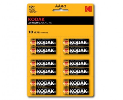 Батарейка Kodak XTRALIFE ALKALINE LR6 BL12