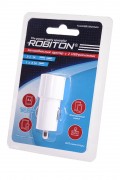 Зарядное устройство ROBITON TwinUSB1000/Auto 2100мА с 2 USB входом (12-24V) BL1