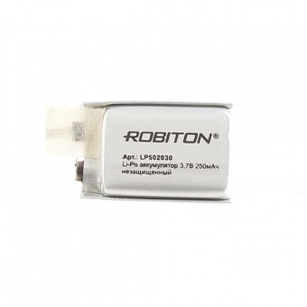 Аккумулятор ROBITON LP502030UN 3.7В 250мАч без защиты PK1