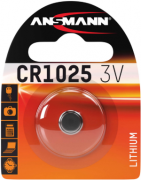 Батарейка ANSMANN 1516-0005-RU CR1025 BL1