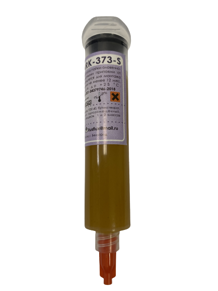 Флюс паяльный NRК-373-S  (10 мл) (шприц луер лок) Rusflux