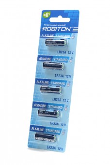 Батарейка ROBITON STANDARD R-23A-0-BL5 23A (0% Hg) BL5