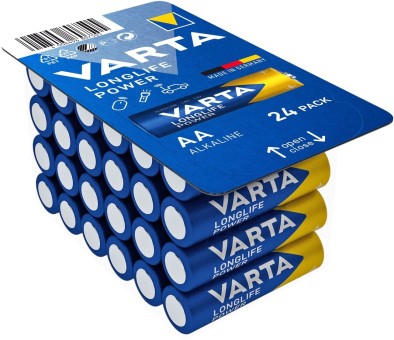 Батарейка VARTA LONGLIFE POWER 4106 LR6, в упаковке 24 шт 