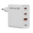 Сетевое З/У GoPower GPQC10 1USB+2Type-C 65W QC3.0 GaN белый