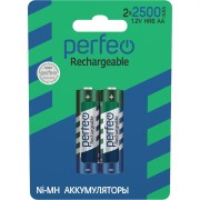 Аккумулятор Perfeo AA HR6 2500mah BL2 