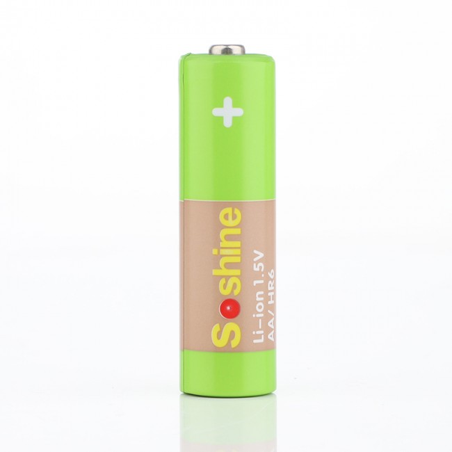 Аккумулятор Soshine AA / HR6 Li-ion 1.5 V 2200 mWh (1000 мАч)*