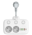 LDNIO SE2435/ Сетевой разветвитель/ 2  розетки/ 2500W/ 4 USB: QC 3.0+PD 3.0 20W/ White