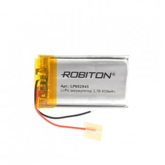 Аккумулятор ROBITON LP602945 3.7В 800мАч PK1