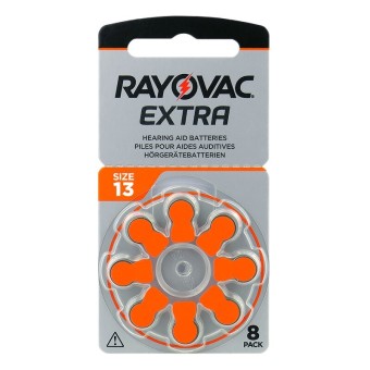 Батарейка Rayovac Extra ZA13 BL8 Zinc Air 1.45V, 8 шт в упаковке. для слуховых аппаратов