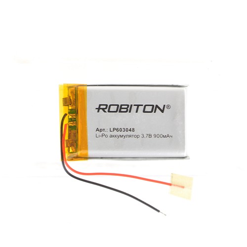 Аккумулятор ROBITON LP603048 3.7В 900мАч PK1