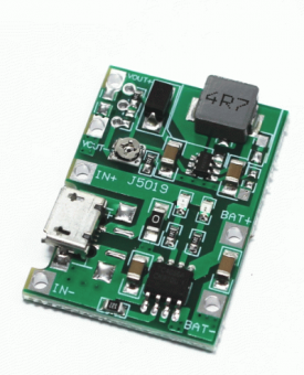 Повышающий DC-DC преобразователь J5019 c ЗУ