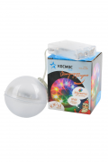 Диско-светильник КОСМОС KOCNL_8cm_IP44 шар, цвет свечения мульти, диаметр 8 см (питание от батареек )