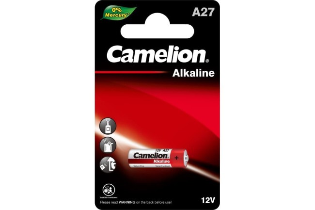 Батарейка Camelion A27-BP1 LR27A (0% Hg) BL1