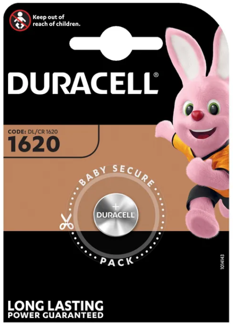 Батарейка DURACELL CR1620 BL1