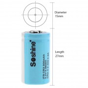 Аккумулятор Soshine LiFePO4 CR2- 3.2-300 перезаряжаемый