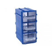 Контейнер пластиковый К4 прозрачный синий корпус 