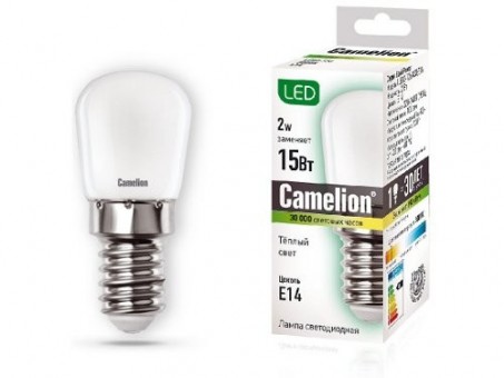 Светодиодная лампа Camelion LED2-T26/830/E14 2Вт 3000К BL1