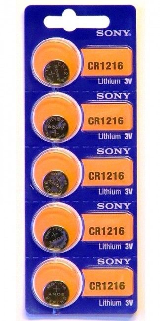 Батарейка SONY CR1216 BL5
