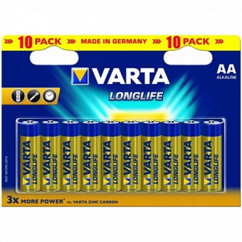 Батарейка VARTA LONGLIFE 4106 LR6 BL10