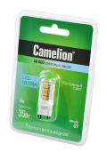 Лампа светодиодная Camelion LED4-G9/845/G9 4Вт 4500K BL1
