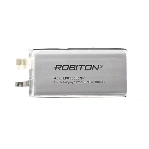Аккумулятор ROBITON LP855085UN 3.7В 4100мАч без защиты PK1