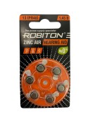 Батарейка ROBITON HEARING AID R-ZA13-BL6 13 PR48 DA13 V13A BL6, 6 шт в упаковке.