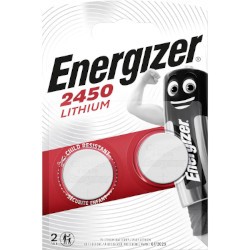 Батарейка Energizer CR2450 BL2, упаковка 2 шт. 