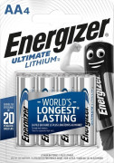 Батарейка Energizer Ultimate LITHIUM FR6 BL4, упаковка 4 шт.