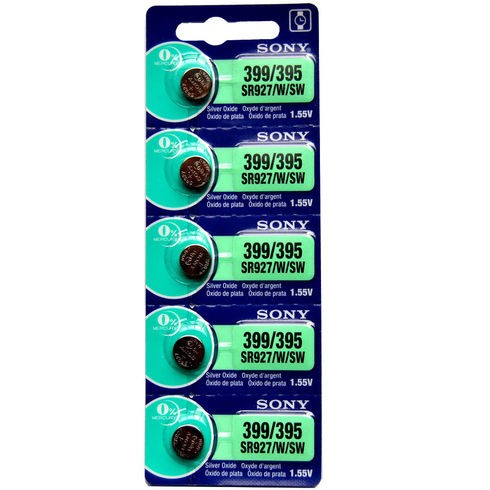 Батарейка SONY SR927/W/SW 399/395 (0%Hg) BL5