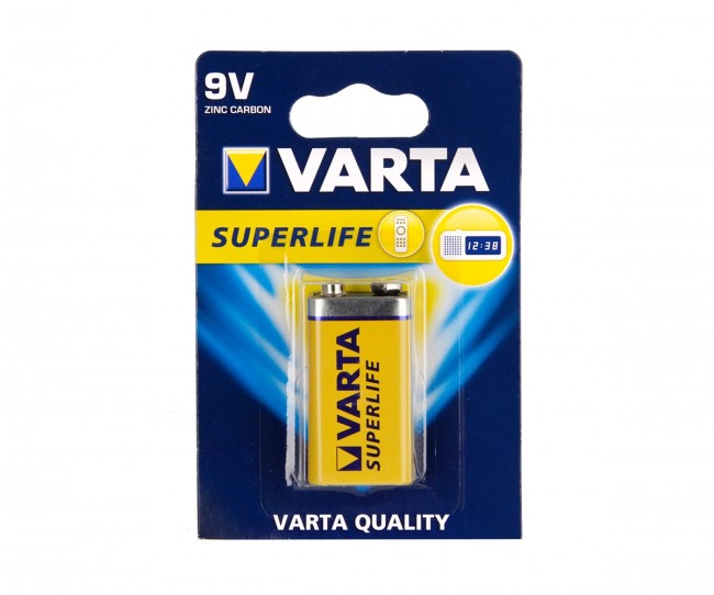 Батарейка VARTA SUPERLIFE 2022 6F22 BL1