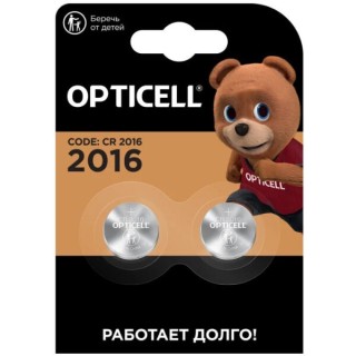 Батарейка OPTICELL SPECIALTY CR2016 BL2