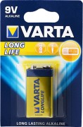 Батарейка крона VARTA LONGLIFE 4122 6LR61 BL1