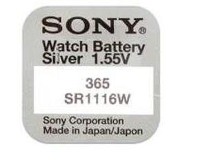 Батарейка SONY SR1116W 365 (0%Hg)